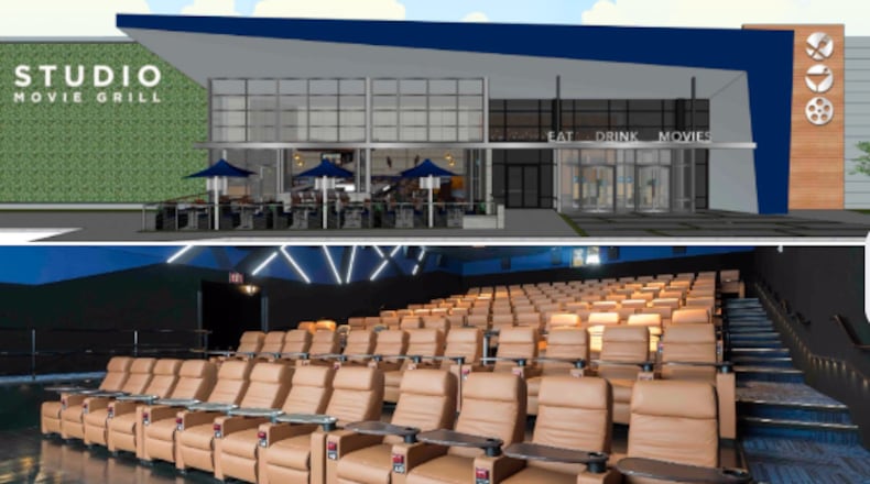 An image of Studio Movie Grill's dine-in movie theater in Marietta.