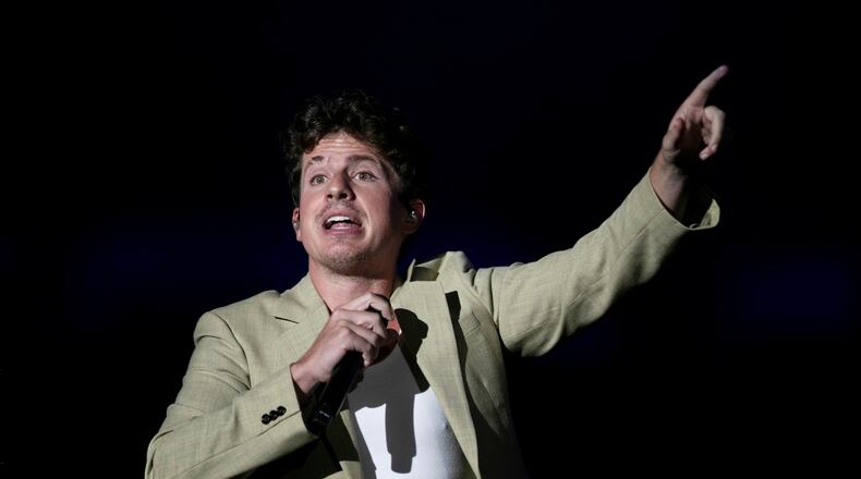 FILE - American singer Charlie Puth performs at the Rock in Rio music festival in Rio de Janeiro, Thursday, Sept. 19, 2024. (AP Photo/Bruna Prado, File)