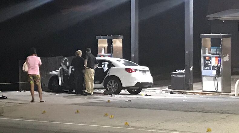 Police were investigating a shooting Wednesday in Atlanta. (Credit: Channel 2 Action News)