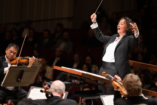 Nathalie Stutzmann and the Atlanta Symphony Orchestra will conclude their year-long Beethoven project this fall. (Rand Lines)