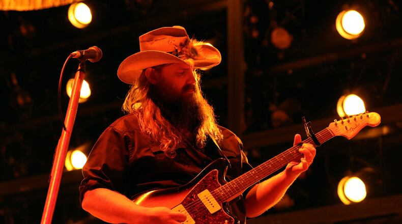 Country music star Chris Stapleton sold out Ameris Bank Amphitheatre in Alpharetta on Friday, August 27, 2021. (Photo: Robb Cohen for The Atlanta Journal-Constitution)