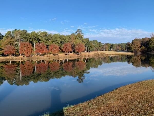 Dennis Harding took this fall photo of the lake on Braelinn Golf course in Peachtree City.