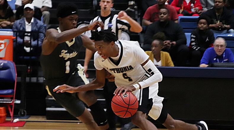 Lithonia’s Eric Gaines (No. 4) is one of the top guards in the state.