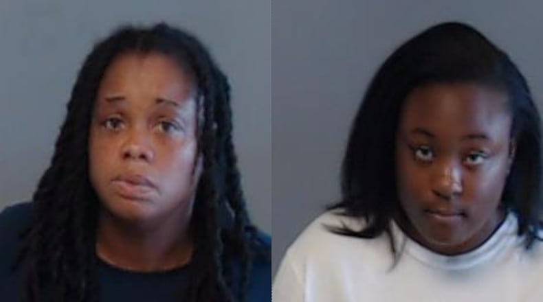 Autumn Coney (left) and Bernetta Glover were arrested this week amid allegations the day care workers abused a 3-year-old boy at Clarkston First Baptist Academy.