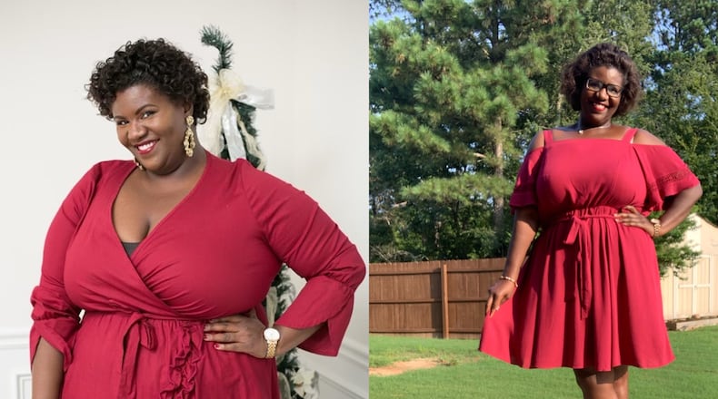 The photo of Margaret Brown on the left was taken in December 2018. The photo on the right, taken in July, came after tests showed she was intolerant to foods such as chicken and coffee. She eliminated those from her diet, and within two days she noticed significant changes -- including the loss of pain in her knee. As a "byproduct," she also lost 55 pounds. Photos courtesy of Margaret Brown