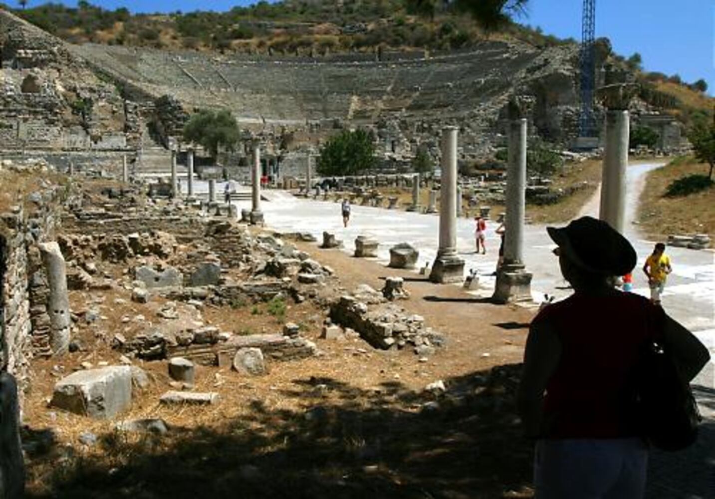 The ruins of Ephesus