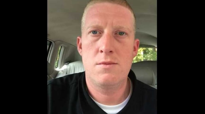 This is a picture of Trevor Coke from his Georgia Peace Officer Standards and Training Council file.
