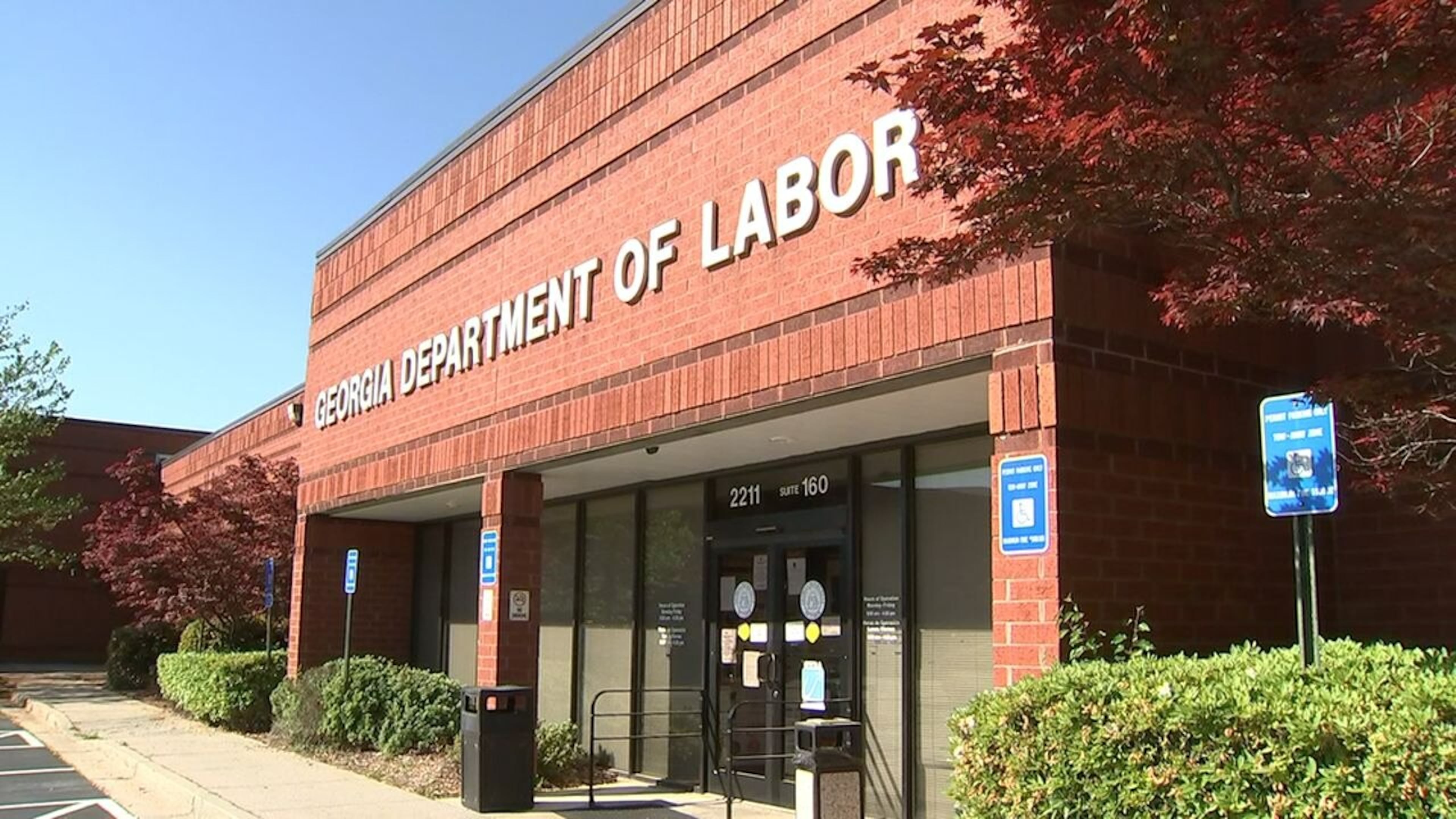 In addition to a falling unemployment rate, the number of initial unemployment claims is also down. (Courtesy of Georgia Department of Labor)