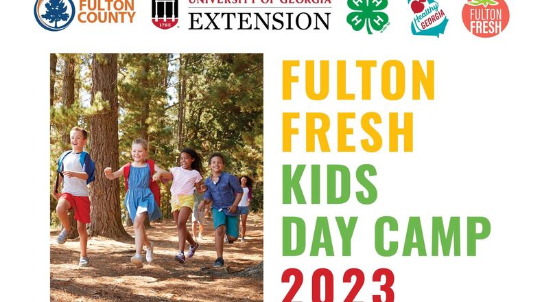 During June and July, a weekly children's day camp is being sponsored by Fulton County's Cooperative Extension. (Courtesy of Fulton County)