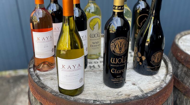 Wild Heaven Beer’s two taproom locations feature wines from Georgia's Wolf Mountain and Kaya vineyards. Courtesy of Nick Purdy