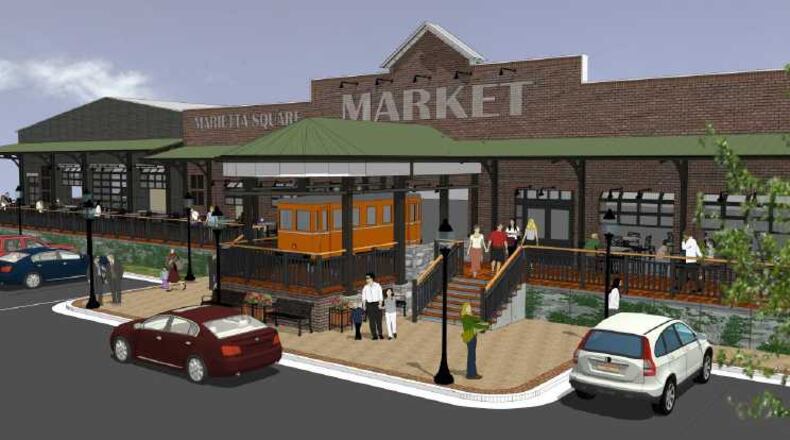 Here's a look at the 18,000-square-foot food hall a group of developers want to bring to Marietta.