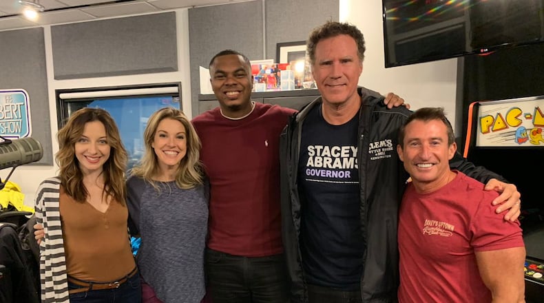 Will Ferrell popped up on the Bert Show Friday. CREDIT: Bert Show