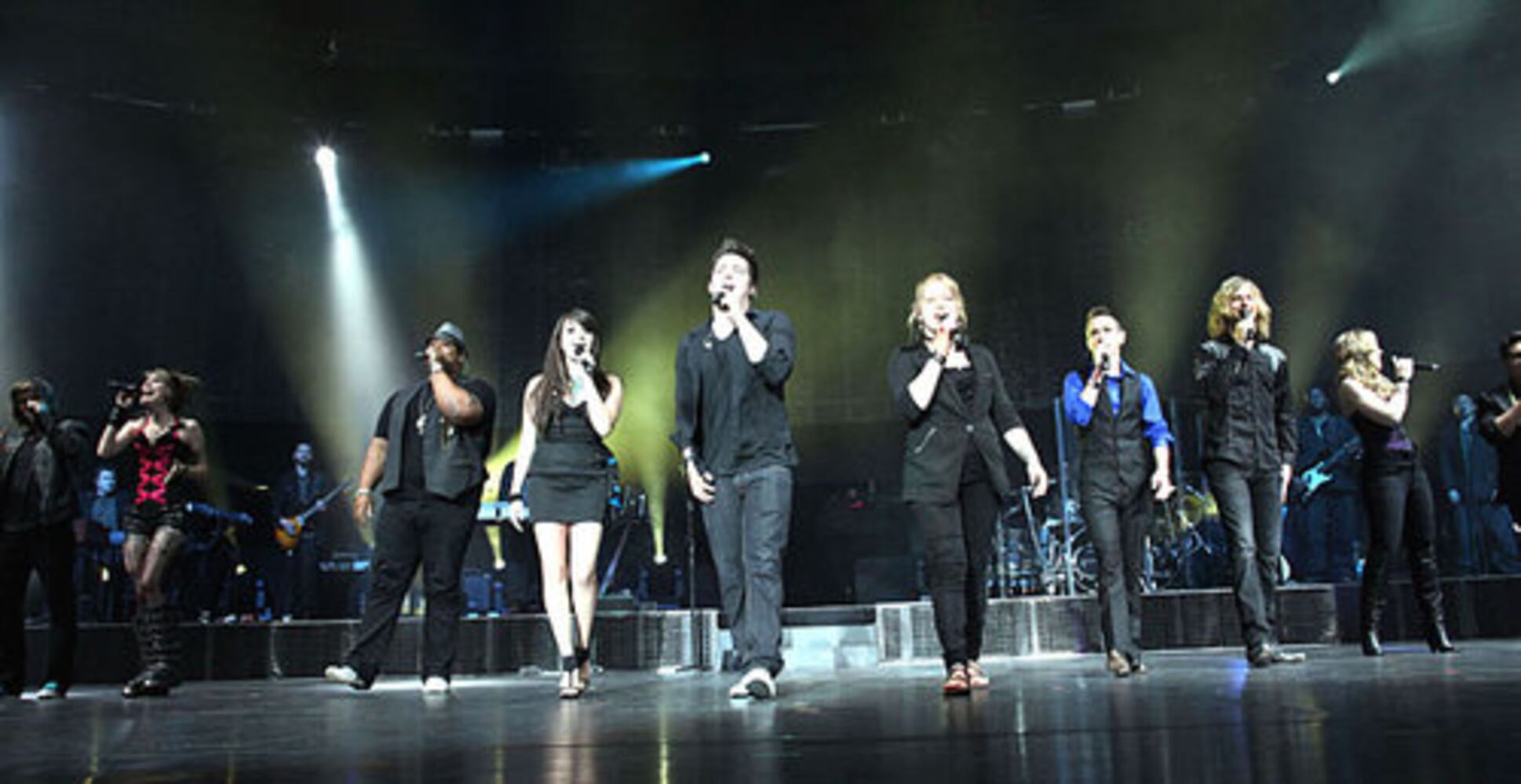 The 'Idols Live!' tour in Gwinnett Arena