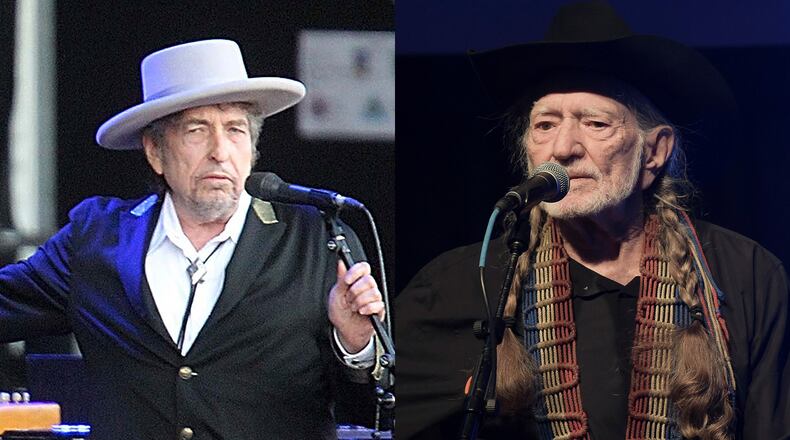 Bob Dylan and Willie Nelson are reunited for a 2024 25-city tour that begins June 21 at Ameris Bank Amphitheatre in Alpharetta. AP