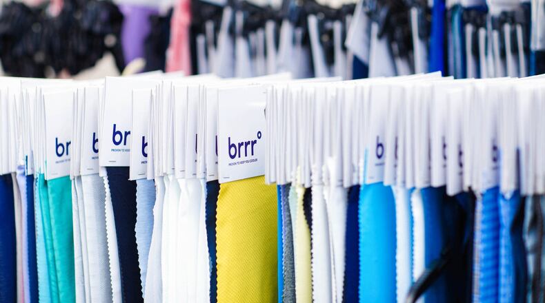 An Atlanta-based startup called brrr° received series B capital funding to help make cooling fabrics.