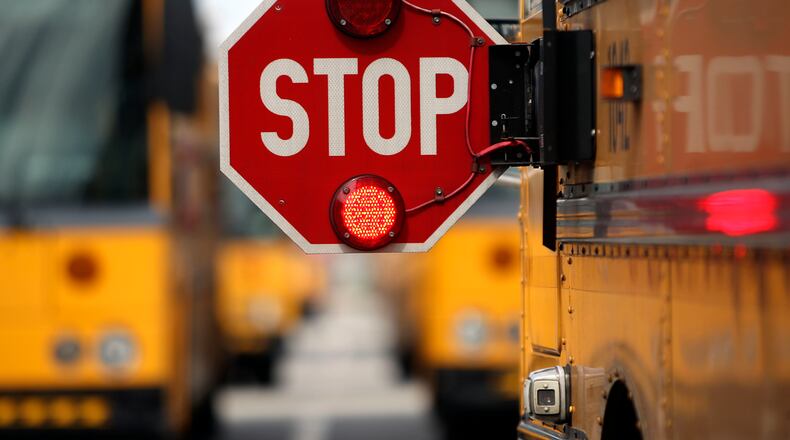 A crash involving a school bus slowed traffic on Monday, Aug. 28, 2017, on northbound Interstate 95 in Lake Worth, Palm Beach County Fire Rescue said. (Damon Higgins / Palm Beach Post file photo)
