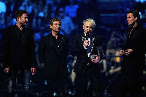Duran Duran at MTV EMA's 2015 at the Mediolanum Forum on October 25, 2015 in Milan, Italy.