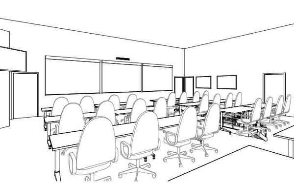 This is a sketch of the new Sandy Springs emergency operations center set to open inside City Springs. (Sandy Springs Government)