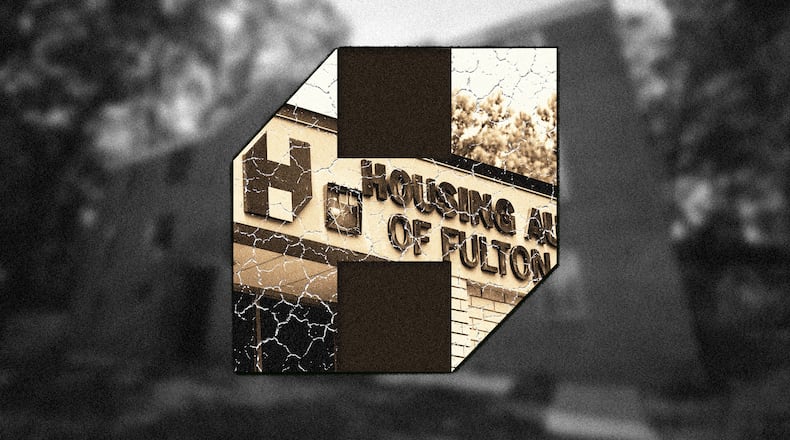 The Housing Authority of Fulton County failed to make rent payments on time for two months, causing concern among hundreds of tenants about the possibility of losing their homes. (Photo illustration: Phil Robibero / AJC)