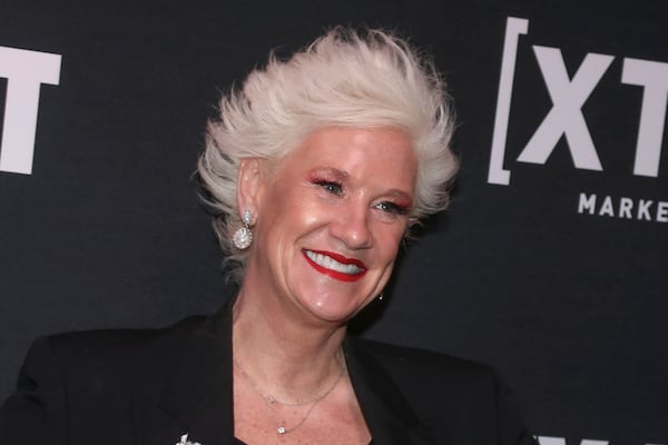 FILE - Chef Anne Burrell attends City Harvest Presents The 2025 Gala: Carnaval on April 22, 2025, in New York. (Photo by Andy Kropa/Invision/AP, File)