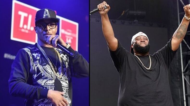 T.I. (left) and Killer Mike have teamed for more charity work.