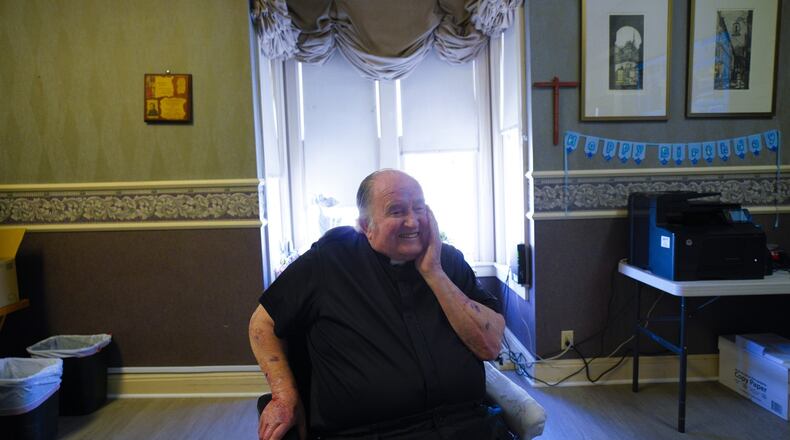 Enjoying his retirement since 2011, Father Joe Carroll works out of his home in the East Village, not far from the Father Joe's Villages in San Diego, California. (Nelvin C. Cepeda/The San Diego Union-Tribune/TNS)