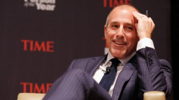 File photo: Matt Lauer attends TIME's Person of the Year panel on November 13, 2012 in New York City. (Photo by Jemal Countess/Getty Images for TIME)