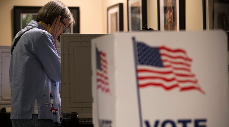 Early voting for the 2020 presidential primary begins Monday, March 2. (CASEY SYKES / CASEY.SYKES@AJC.COM)