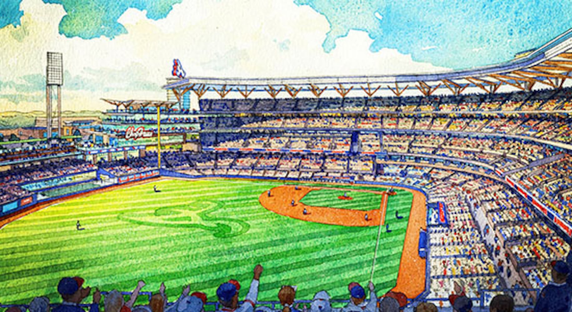 New look of Braves stadium in Cobb