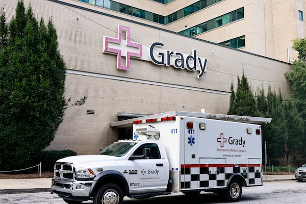  Grady Memorial Hospital as seen on Monday, September 12, 2022. (Natrice Miller/natrice.miller@ajc.com). 
