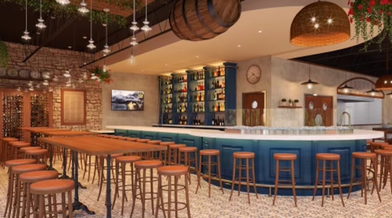 A rendering of Alici, coming to Midtown in 2022. / Courtesy of Porchetta Group