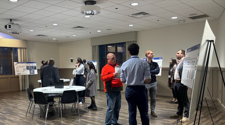 MARTA held its first of three community meetings to solicit feedback on its transit plans along I-285 in Smyrna on Dec. 4, 2024. Sara Gregory / AJC