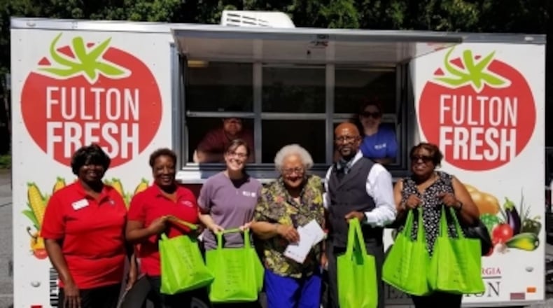 Fulton Fresh Mobile Market continues on Tuesdays, Wednesdays and Thursdays until June 30 for the first session and July 12 to Aug. 11 for the second session. (Courtesy of UGA Extension)