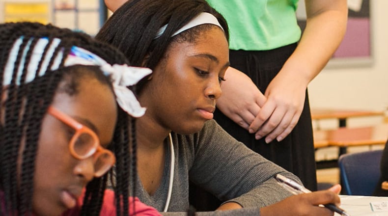 The Marietta City Schools District has joined with Breakthrough Atlanta to enroll 11 rising seventh graders in the free program for the next six years to help them complete high school and enter college. (Courtesy of Breakthrough Atlanta)