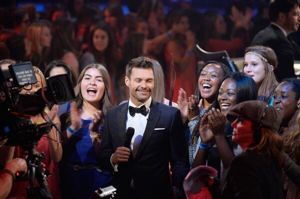 Ryan at the season 14 finale of "Idol." CREDIT: Fox