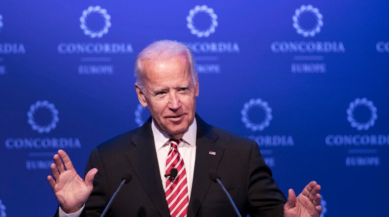 Former Vice President Joe Biden. AP file/Petros Giannakouris.