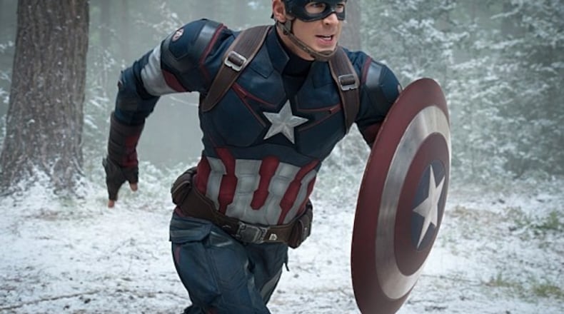 Chris Evans as Captain America/Steve Rogers, in "Avengers: Age Of Ultron." (Jay Maidment/Disney/Marvel)