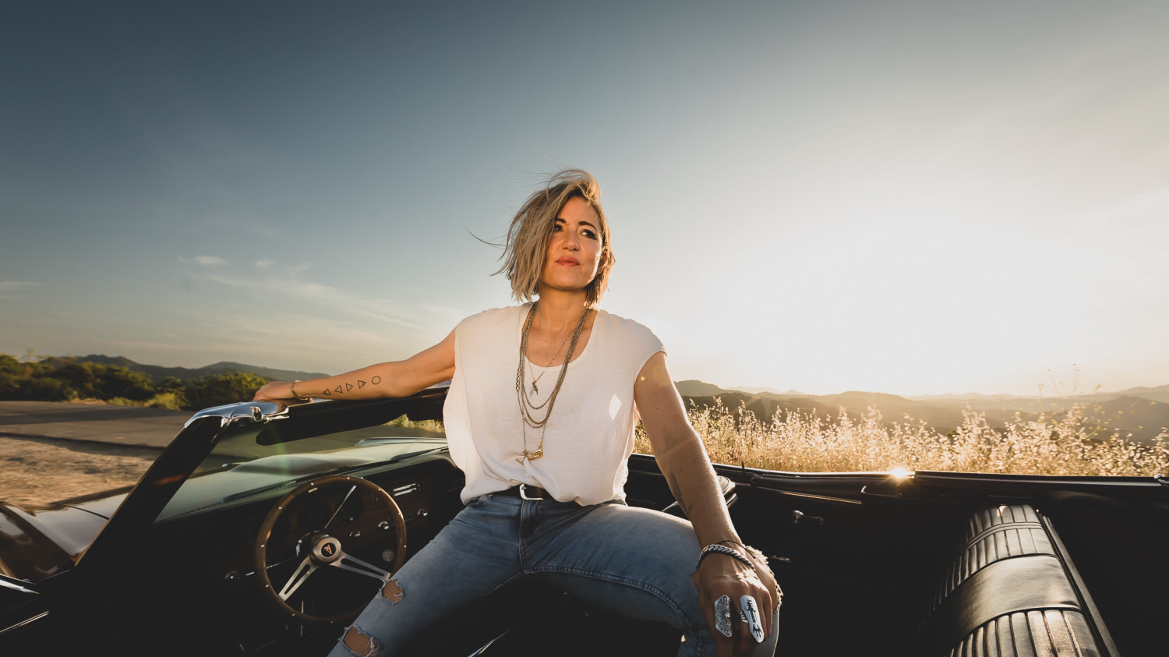 KT Tunstall, a Scot who now lives in Santa Fe, New Mexico, says solo tours suit her perfectly: "You get to find your creativity and your craft in so many things. … It really feels like heaven.” (Courtesy of Cortney Armitage)