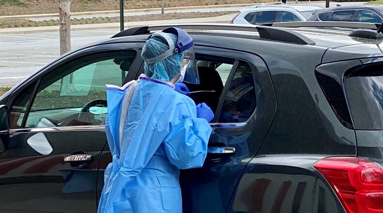 Whitefoord, which operates health clinics in Atlanta, is offering drive-through COVID-19 testing to patients. Submitted photo.