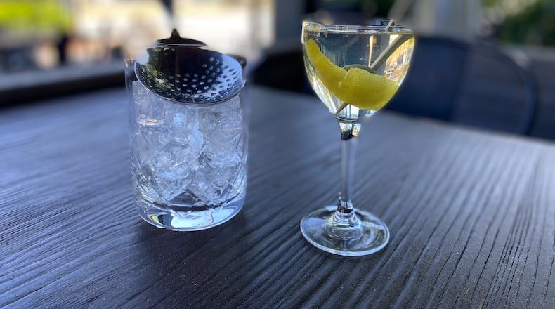 Whether you prefer your martini "wet" or "dry," try it with a twist of lemon peel. Krista Slater for The Atlanta Journal-Constitution