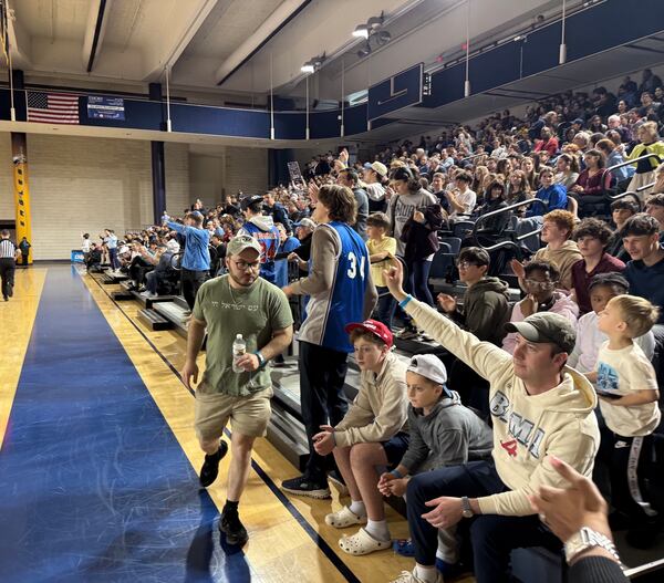 Emory University played Yeshiva University in a college basketball playoff game that doubled as a moment of Jewish pride. (Greg Bluestein/AJC)