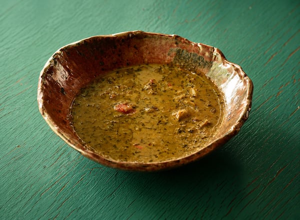 On the menu at new Midtown restaurant Alonetogether is Clara's Kalalou Soup, an homage to chef Jonny Rhodes' mother. (Courtesy of Alonetogether)
