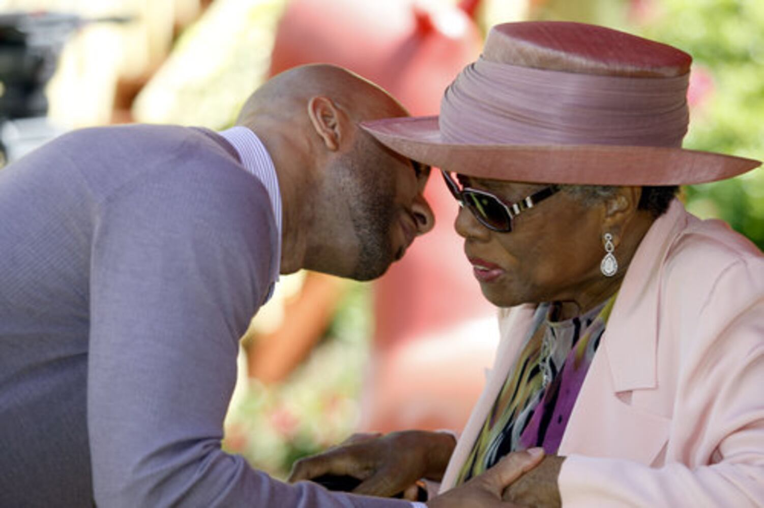 Maya Angelou's garden party