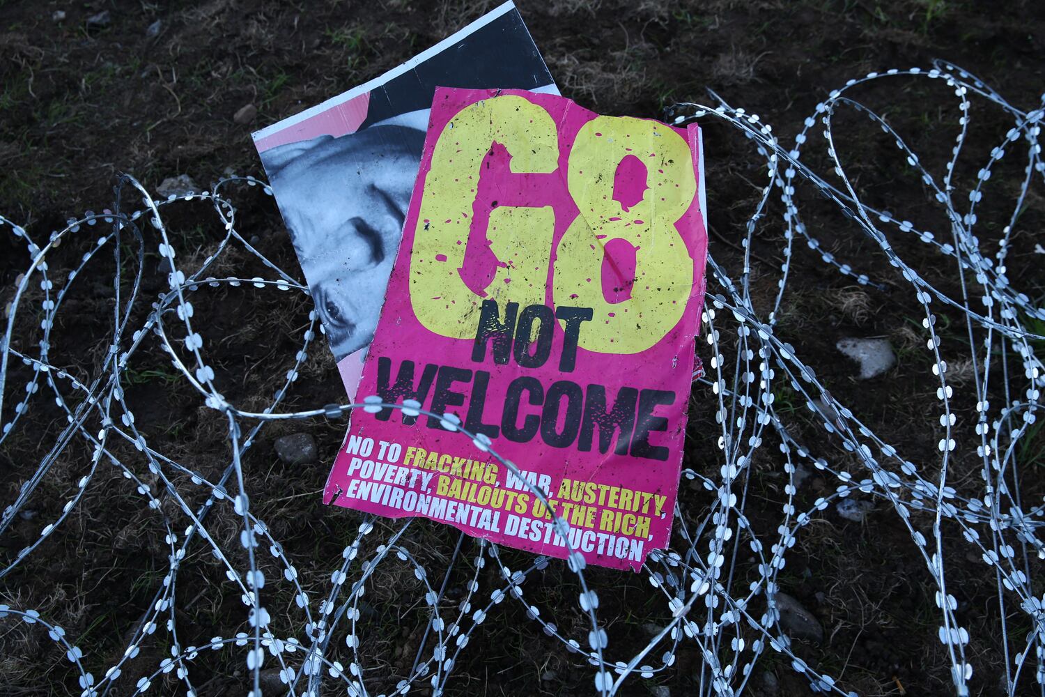 Protesters at the G8 Summit