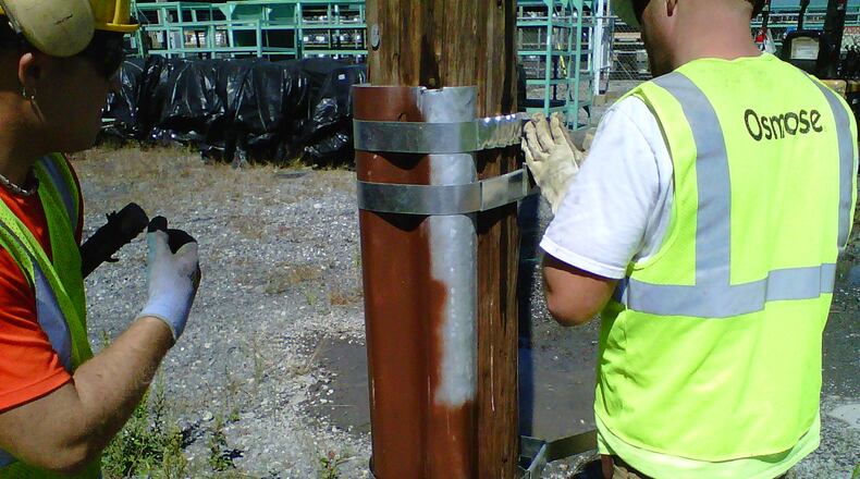 Lawrenceville will renew an annuak contract to inspect the city’s 4,000 utility poles. (File Photo)