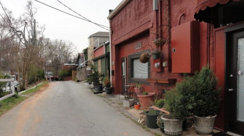 Norcross may the drop speed limit on Skin Alley from 25 to 10 mph. Courtesy of City of Norcross