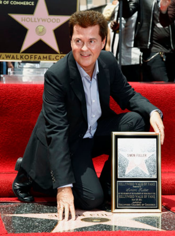 Simon Fuller gets a star on the Hollywood Walk of Fame
