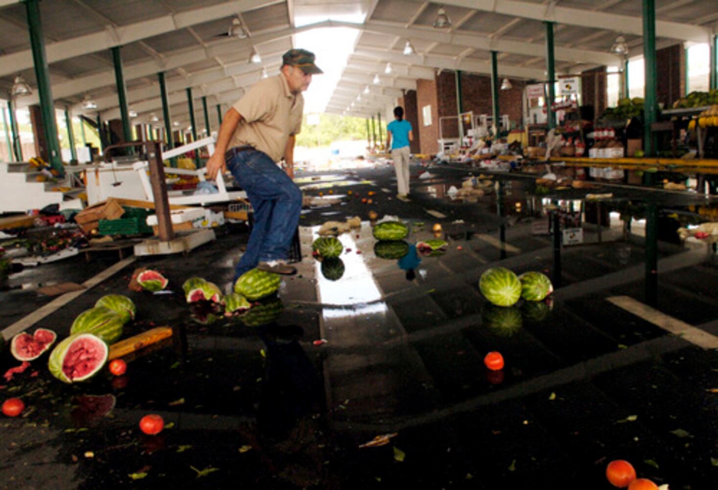 Tornado damage in Macon, elsewhere in state