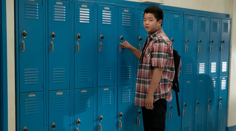 FRESH OFF THE BOAT - "Slide Effect" - When the gang signs up for different hobbies that Eddie deems as lame, he begins to think he needs to find cooler friends in order to make his mark in high school. Jessica receives money to have her photograph professionally taken for her book, but in true Jessica fashion, she decides to pocket the money and have Honey take the photo for free. It doesn't take long to realize that no one can meet her picture-perfect standards, on "Fresh Off the Boat," TUESDAY, DEC. 5 (8:30-9:00 p.m. EST), on The ABC Television Network. (ABC/Byron Cohen) HUDSON YANG