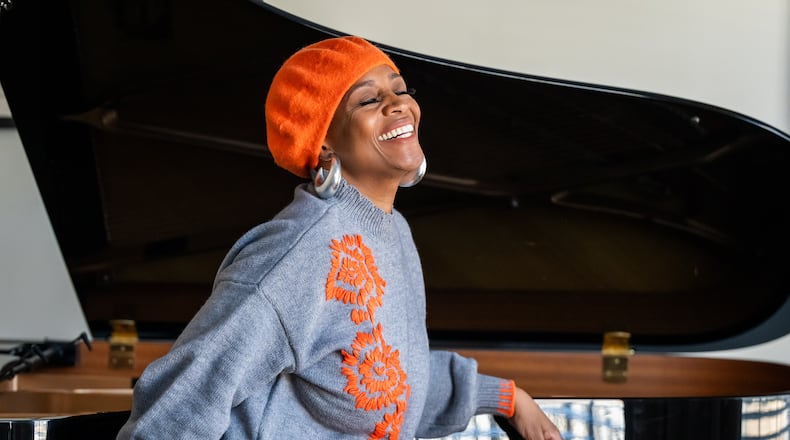 Atlanta-based veteran R&B singer Avery Sunshine, shown here in her Atlanta home, is a first-time Grammy nominee. (Bita Honarvar for the AJC)